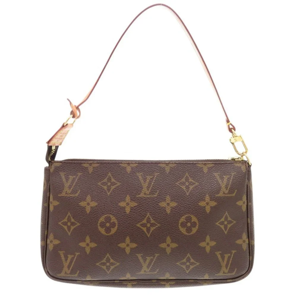 LOUIS VUITTON Brown Monogram Pochette Pouch - Picture 2 of 8